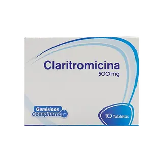 Claritromicina 500 Mg Tab * 10 Coaspharma