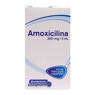 Amoxicilina 250mg/5ml Polvo Fco * 60 Ml Coaspharma