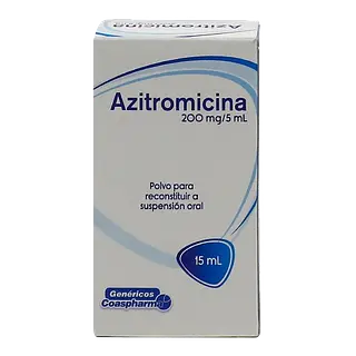 Azitromicina 200mg/5ml Polvo Fco * 15 M Coaspharma