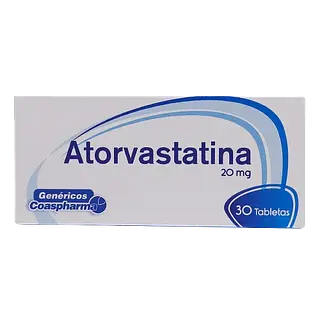 Atorvastatina 20 Mg Tab * 30 Coaspharma