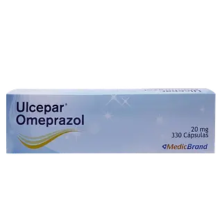 Ulcepar-Omeprazol 20 Mg Cap * 330 Und Medicbrand