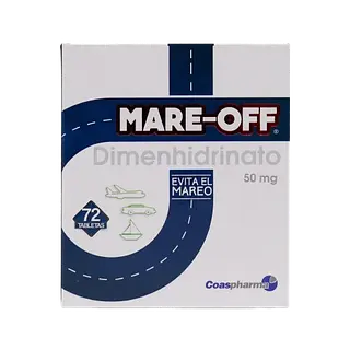 Mareoff 50mg Tab Caja *72 Medicbrand