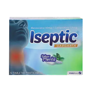Iseptic Menta Caja * 12 Tab Medicbrand