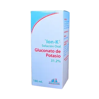 Gluconato De Potasio Elixir Ion-K 31.2% Fco *180 Ml Anglopha