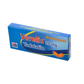 Tadalafilo 20mg Tab * 2 (Verelis) Bioquifar