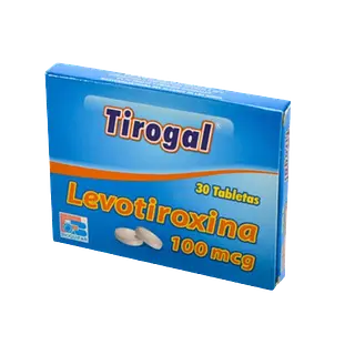 Levotiroxina 100 Mcg Tab * 30 (Tirogal) Bioquifar
