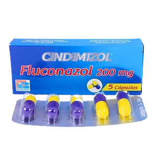 Fluconazol 200 Mg Cap*5 (Cindimizol) Bioquifar