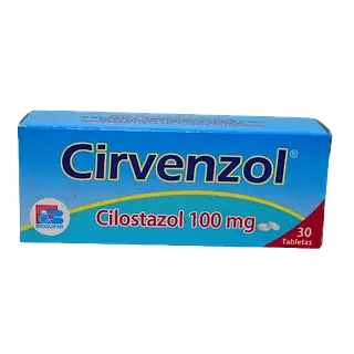 Cilostazol 100 Mg Tab * 30 (Cirvenzol) Bioquifar