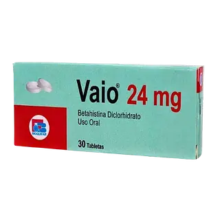 Betahistina Diclorhidrato 24 Mg Tab (Vaio) * 30 Bioquifar