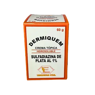 Sulfadiazina De Plata 1% Pote * 60 Gr (Dermiquen) Labquifar