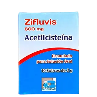Acetilcisteina 600 Mg Sobres * 10 (Zifluvis) Bioquifar
