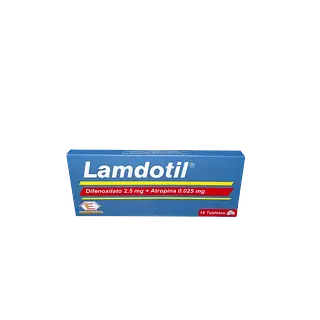 Difenoxilato+Atropina 2.5+0.025 Tab *16 (Lamdotil) Labquifar