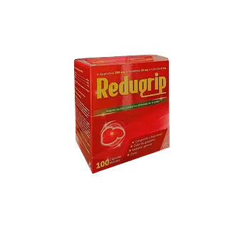 Redugrip (Ibuprofeno-Fenilefrina-Cetirizina) Caja*100 Cap Ru