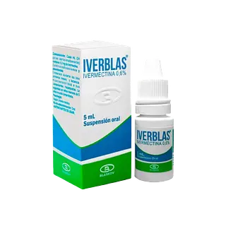 Ivermectina 0.6% Sol Oral Gotas Fco*5 Ml (Iverblas) Blaskov