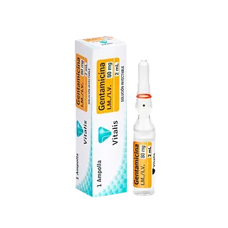 Gentamicina 80 Mg/2ml Amp * 1 Vitalis