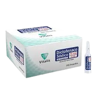 Diclofenaco 75mg/3ml Amp * 100 Vitalis