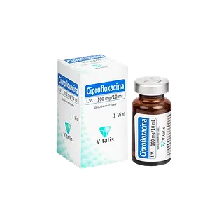 Ciprofloxacina 100 Mg/ 10ml Amp * 1 Vitalis