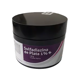 Sulfadiazina De Plata 1% Pote * 30 Gr Memphis