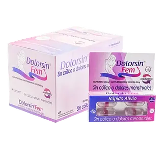 Hioscina + Ibuprofeno Cap*36 (Dolorsin Fem) Novamed