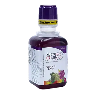 Suero Oral 75 Sabor Uva Fco * 400 Ml Corpaul