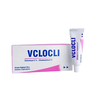 Vclocli Crema-Clotrimazol 2%+Clindamicina 2%Tubo*20gr Profma