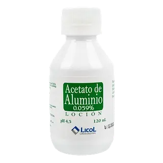 Acetato De Aluminio Locion Topica *120ml Licol