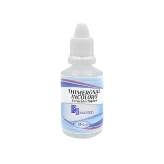 Thimerosal Incoloro Gotero * 25 Ml Disanfer