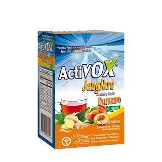 Activox Jengibre Sabor A Durazno Caj*6 Sb Natural Freshly
