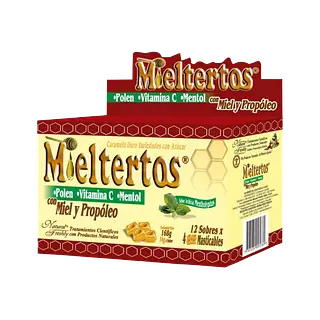 Mieltertos Miel Y Propoleo Past Masti Caj*12 Sb Natural Fres