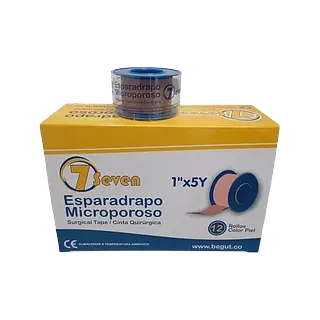 Esparadrapo Microporoso 1"X 5 Bolsa X 12 Und Begut