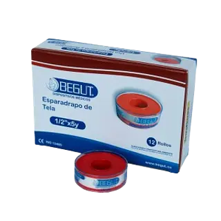 Esparadrapo Tela 1/2 X 5 Caja * 12 Begut
