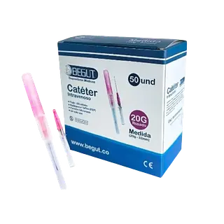 Cateter 20g (32mm)Rosado Begut