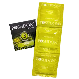 Condon Poseidon Punto G *3 Unid Chemi
