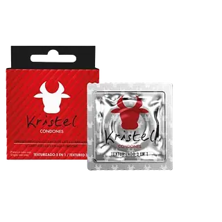 Preservativo Masculino Texturizado Cj*3 Kristel