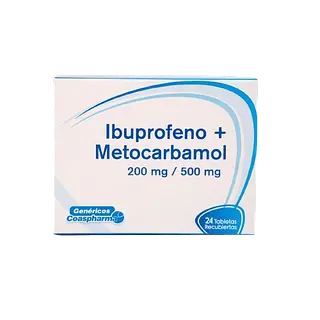 Ibuprofeno+Metocarbamol 200/500 Mg Tab* 24 Coaspharma