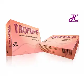 Tropxim-F Metron 500 Mg + Clotrim 100 Mg Ovulos * 10