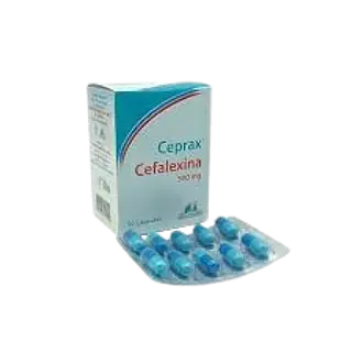 Cefalexina 500 Mg * 50 Capsulas (Ceprax)