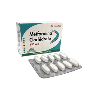 Metformina 850 Mg * 30 Tabletas