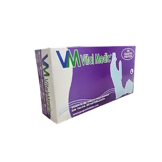 Guante De Vinilo Talla L Cja *100 Und Vital Medic