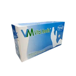 Guante De Examen No Esteril Talla M * 100 Und Vital Medic