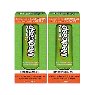 Shampoo Medicasp Con Ketoconazol Frasco 100ml 2 Und Pre Esp