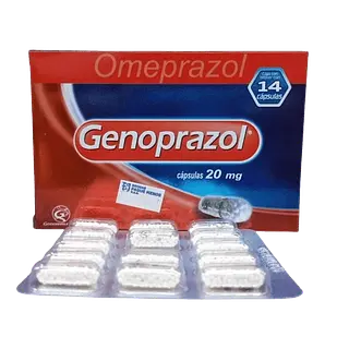 Genoprazol 20 Mg Caja 14 Capsulas Genomma Lab