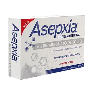 Jabon Asepxia Bicarbonato Barra 100 Gr Genomma Lab