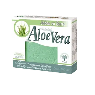 Jabon Aloe Vera Barra 90 Gr Natural Freshly