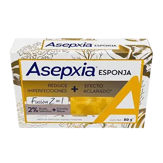 Jabon Asepxia Fusion 2 En 1 Con Espoja Integ 80 Gr Genomma Lab