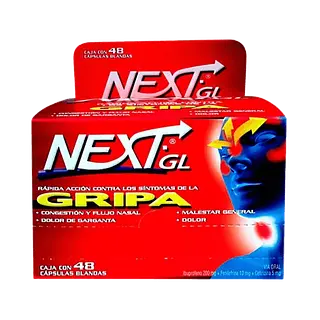 Next Gl Gripa Caja 48 Capsulas Genomma Lab