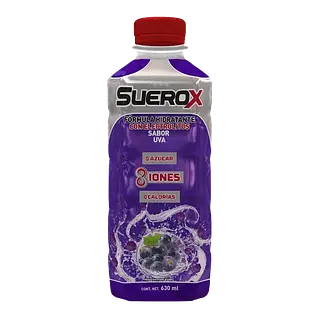 Suerox Adult 5iones Uva Frasco 630 Ml Genomma Lab
