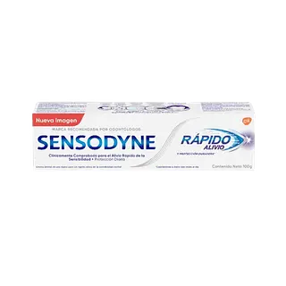 Crema Dental Sensodyne Rapido Alivio X100 Gr Haleon