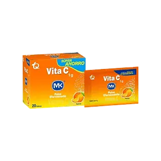 Vita C Naranja Polvo 1 G Caja X 20 Sobres Mk Tq