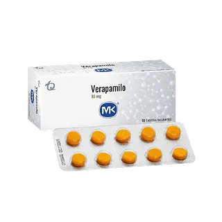 Verapamilo 80mg X 50 Tab Mk Tq